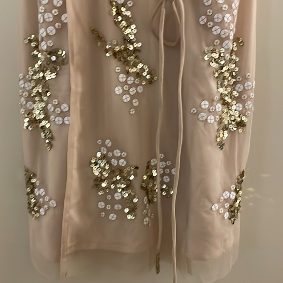 New Altar’d State sequin wrap mini dress - Picture 12 of 17